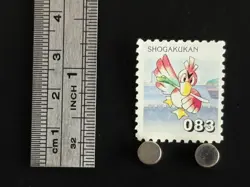 Farfetch'd Pokemon Stamp Card Japanese Shogakukan Nintendo Game Anime TCG I - Image 2