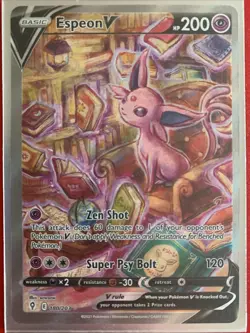 Pokemon TCG Espeon v Alt Art Evolving Skies Ultra Rare Card 064/203 NM Condition - Image 2