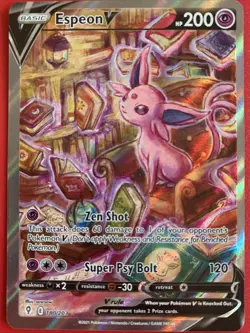 Pokemon TCG Espeon v Alt Art Evolving Skies Ultra Rare Card 064/203 NM Condition - Image 3