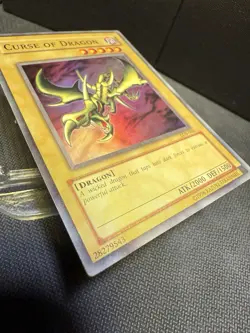 Curse of Dragon LOB-066 Vintage- Old Navy Color YuGiOh Card NEAR MINT - Image 4