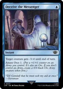 Deceive the Messenger 0047 MTG LTR Common NP - Image 1