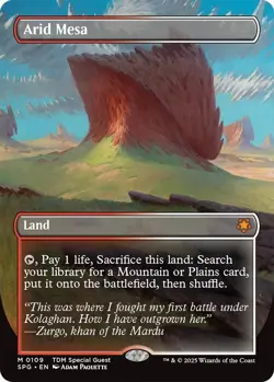 Arid Mesa (Borderless) - 109 / English / Near Mint MTG - Image 1