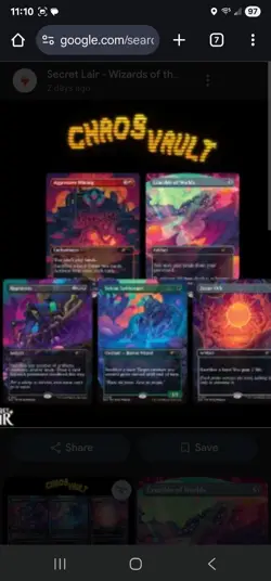 Alien Auroras Secret Lair - Non Foil MTG New And Sealed SHIPS FAST - Image 1