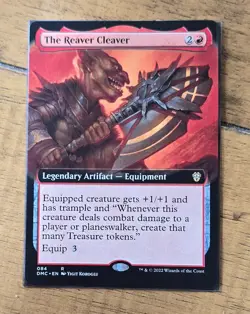 The Reaver Cleaver (Extended Art) #84 (NM) Dominaria United DMC Magic MTG - Image 1