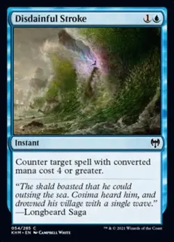 Disdainful Stroke - Light Play MTG Kaldheim - Image 1