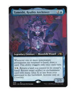 MTG - NM Extended Art -Tameshi, Reality Architect - Kamigawa: Neon Dynasty 450 - Image 1