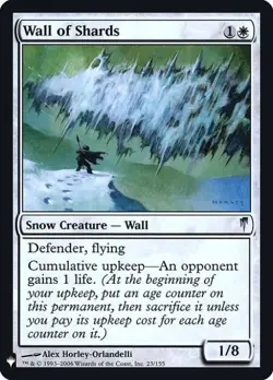 Wall of Shards -Foil Near Mint MTG Mystery Booster Retail Edition Foils - Image 1