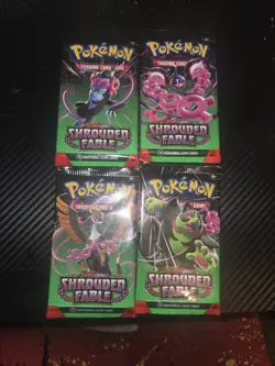 POKEMON TCG Shrouded Fable BOOSTER PACKS X4 FULL ART SET NEW ENGLISH SEALED - Image 1