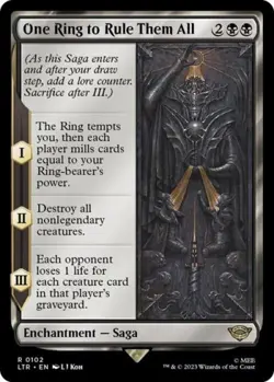 One Ring to Rule Them All -Foil Near Mint MTG - Image 1