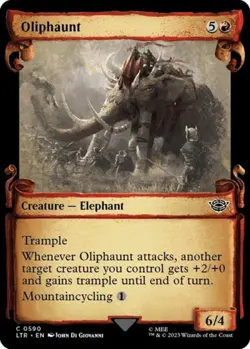 Oliphaunt (Showcase Scrolls) -Foil Near Mint MTG - Image 1