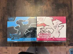 Pokemon Center Exclusive White Flare And Black Bolt ETB Set (1 of Each) IN HAND - Image 1