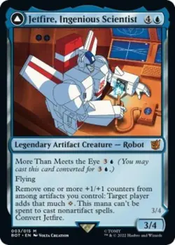 Jetfire, Ingenious Scientist -Foil Near Mint MTG Universes Beyond: Transformers - Image 1