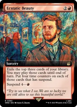 Ecstatic Beauty (Extended Art) -Foil Near Mint MTG Universes Beyond: Doctor Who - Image 1