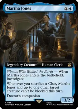 Martha Jones (Extended Art) -Foil Near Mint MTG Universes Beyond: Doctor Who - Image 1
