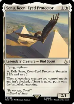 Senu, Keen-Eyed Protector -Foil Near Mint MTG Universes Beyond: Assassin's Creed - Image 1