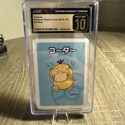 CGC 10 Pristine Psyduck Old Maid Playing Card 2019 Pokemon Japanese - Image 1