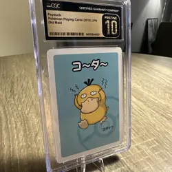 CGC 10 Pristine Psyduck Old Maid Playing Card 2019 Pokemon Japanese - Image 2