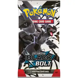 Pokemon TCG Scarlett Violet Black Bolt Tech Sticker Collection 3-Pack Blister - Image 2