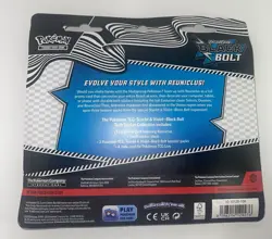 Pokemon TCG Scarlett Violet Black Bolt Tech Sticker Collection 3-Pack Blister - Image 2