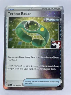 Pokemon TCG Prize Pack Cosmo Holo 180/182 Techno Radar NM - Image 1