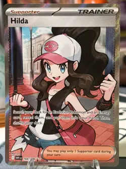 Hilda 164/086 Full Art Ultra Rare - Pokemon TCG White Flare (Pack Fresh) NM+/M - Image 1