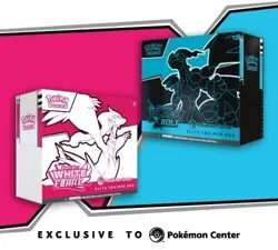 Pokemon Center Black Bolt & White Flare Elite Trainer Box ETB Set - Image 1