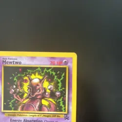 Pokemon Tcg Mewtwo 2000 Movie Black Star Promo #14 - Image 4