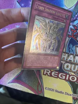 (YBL) Yugioh Cyber Shadow Gardna CDIP-EN058 Ultimate Rare 1st Ed LP - Image 3