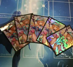 🔥 50PCS YUGIOH TCG CARD SLEEVE • DARK MAGICIAN GIRL SEXY ART • PROTECTOR 🔥 - Image 3