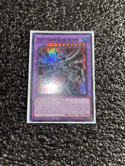 Yugioh Egyptian God Slime RA01-EN029 Super Rare 1st Edition Near Mint - Image 1