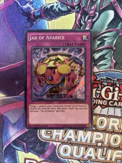 (YBL) Yugioh Jar of Avarice CROS-EN074 Secret Rare 1st Ed LP - Image 1