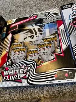Pokemon Black Bolt and White Flare 2 ETB, 3 Binder collections, 2 poster pscks. - Image 4