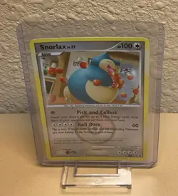 Snorlax 33/111 Rising Rivals Crosshatch Pokemon League Promo Card - Image 1