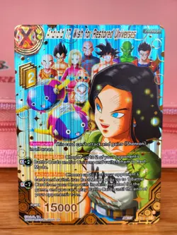 ANDROID 17 WISH FOR RESTORED UNIVERSES DBR BT25-143 Super Card Dragon Balls - Image 1