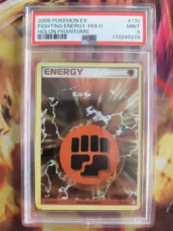 Pokemon Card Fighting Energy Kampf Energie Holo Ex Holon Phantoms Deutsch PSA 9 - Image 2