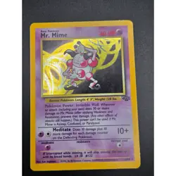 Mr. Mime Holo Pokemon Card - Wizards of the Coast - 6/64 - Rare LP - Image 3