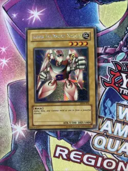 (YBL) Gamma the Magnet Warrior DOR-003 Duelist of the Roses Yugioh Card MP - Image 1