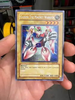 (YBL) Gamma the Magnet Warrior DOR-003 Duelist of the Roses Yugioh Card MP - Image 1
