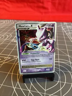 2008 Pokemon Mewtwo LV. X DP28 Promo Card - Image 1