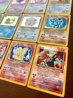 Vintage Pokemon Card Lot - 13 Holo/Promo Cards - Gengar, Gyarados, Entei, Vapore - Image 3