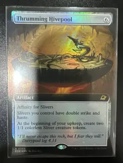 Thrumming Hivepool (Extended Art) (Foil) Magic MtG Edge of Eternities R # 0356 - Image 1