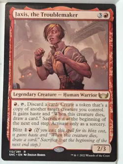 Jaxis, the Troublemaker - Streets of New Capenna - Magic the Gathering MTG Nice! - Image 1