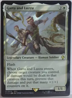 Gatta and Luzzu [New, Near Mint] *Surge Foil* {Final Fantasy MTG} - Image 1