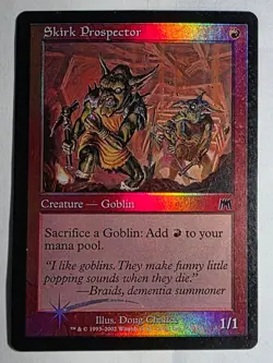 MTG Foil 1X Skirk Prospector X1 Onslaught Magic - LP - Image 1