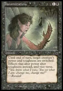 Transmutation - Medium Play MTG Legends - Image 1