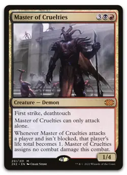 Master of Cruelties #251 (NM) Double Masters 2022 2X2 Magic MTG - Image 1