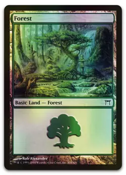 Forest (304) #304 (Foil) (NM) Champions of Kamigawa CHK Magic MTG - Image 1