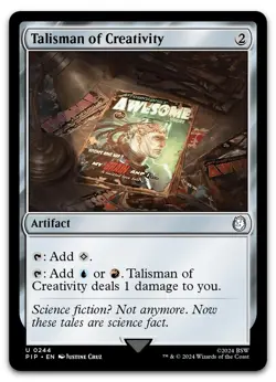 Talisman of Creativity #244 (NM) Fallout PIP Magic MTG - Image 1