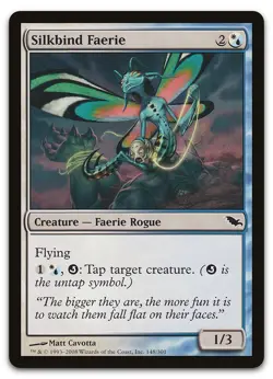 Silkbind Faerie #148 (NM) Shadowmoor SHM Magic MTG - Image 1