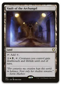 Vault of the Archangel #927 (NM) Baldur's Gate CLB Magic MTG - Image 1